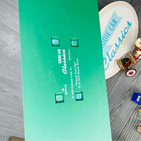 Vintage hallmark kiddie car movie , sign , trash can , news paper, mechanic ect - Picture 13 of 16